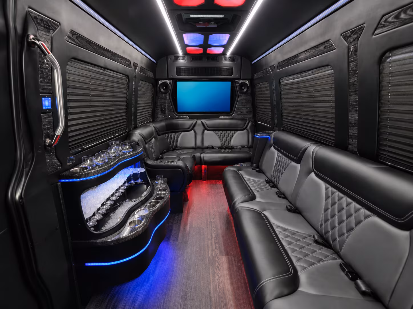 Detroit Airport Shuttle & Transportation party bus exterior