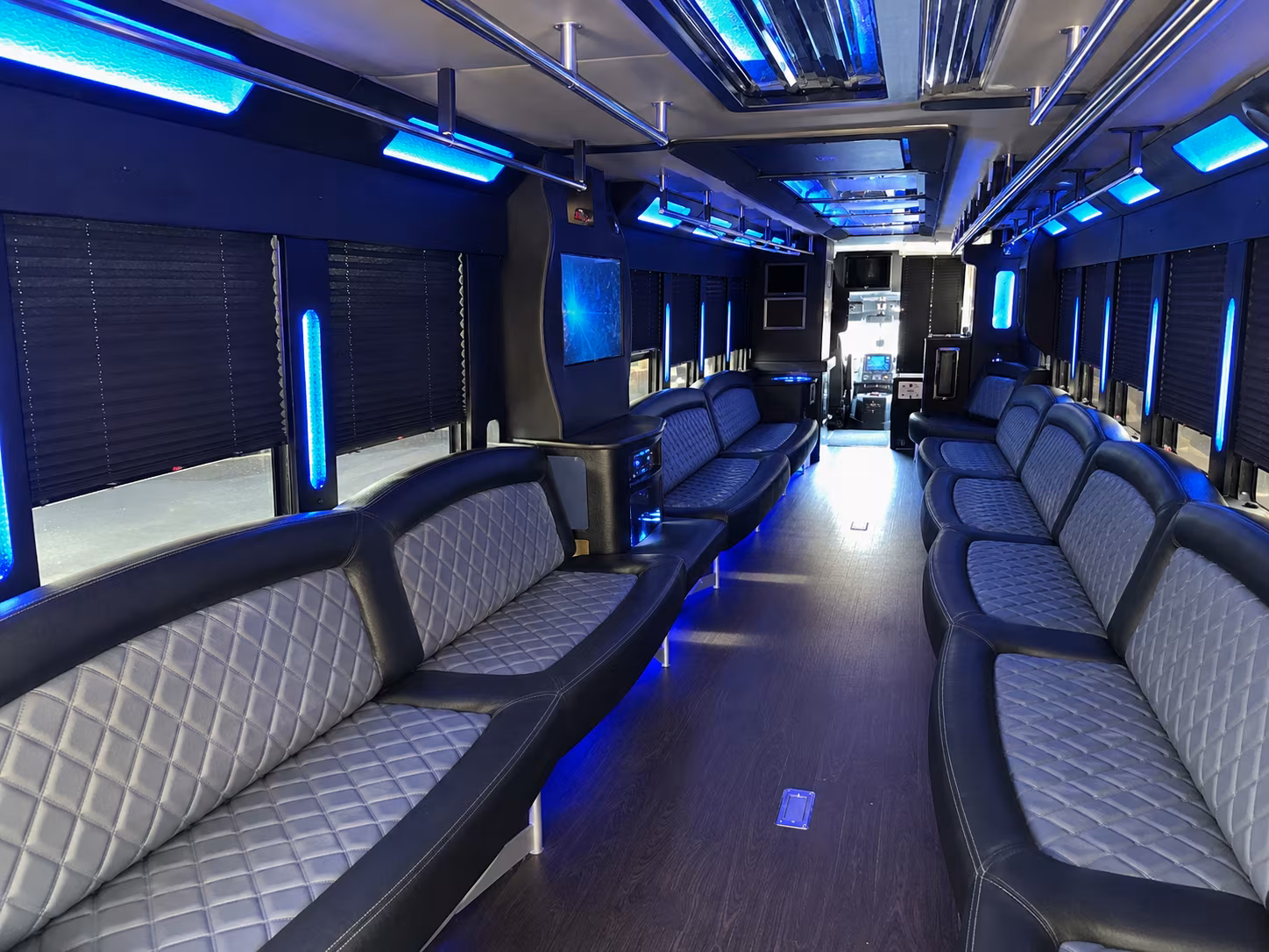 Detroit Bachelor & Bachelorette Transportation party bus exterior