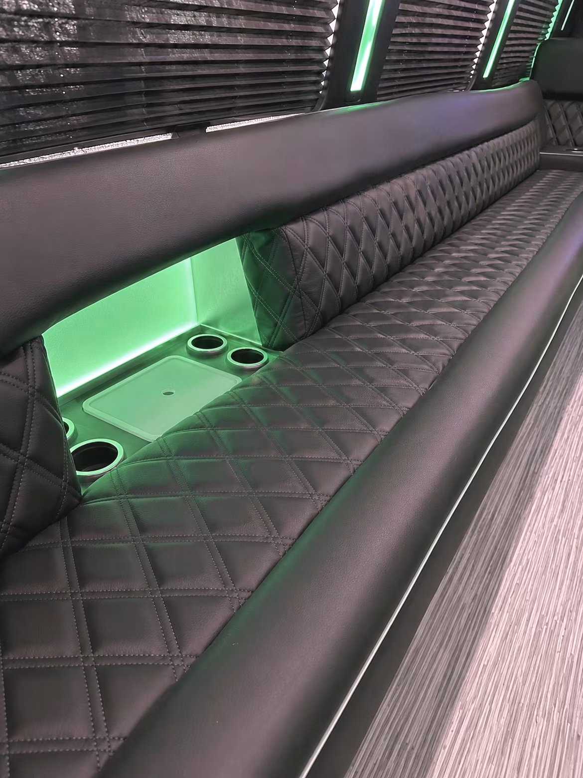 Detroit Bachelor & Bachelorette Transportation party bus interior