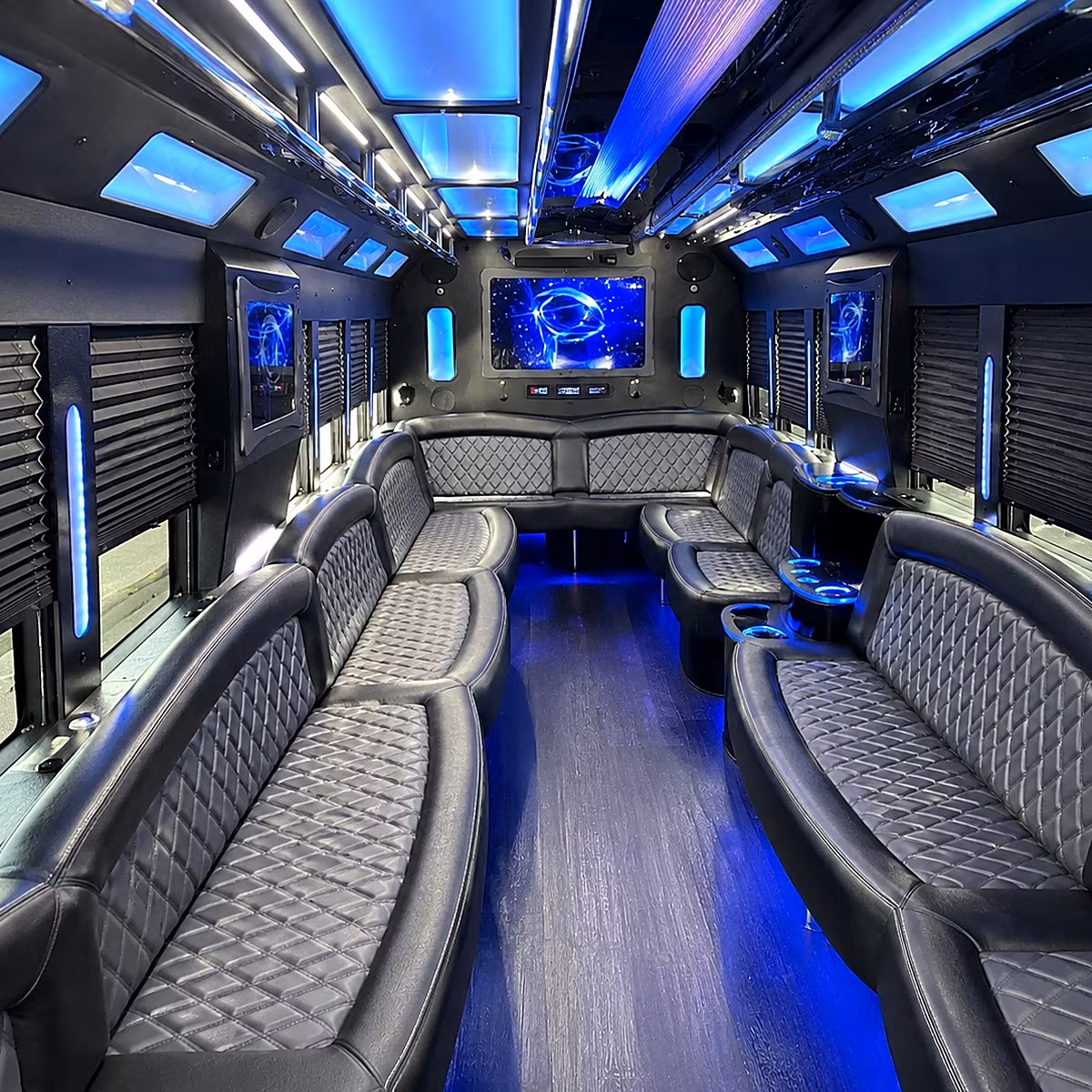 Detroit Bachelor & Bachelorette Transportation onboard seating