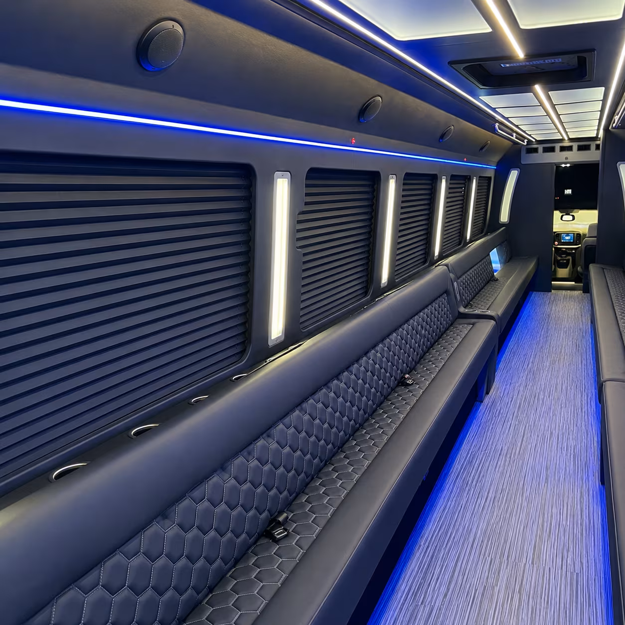 Detroit Bachelor & Bachelorette Transportation party bus exterior