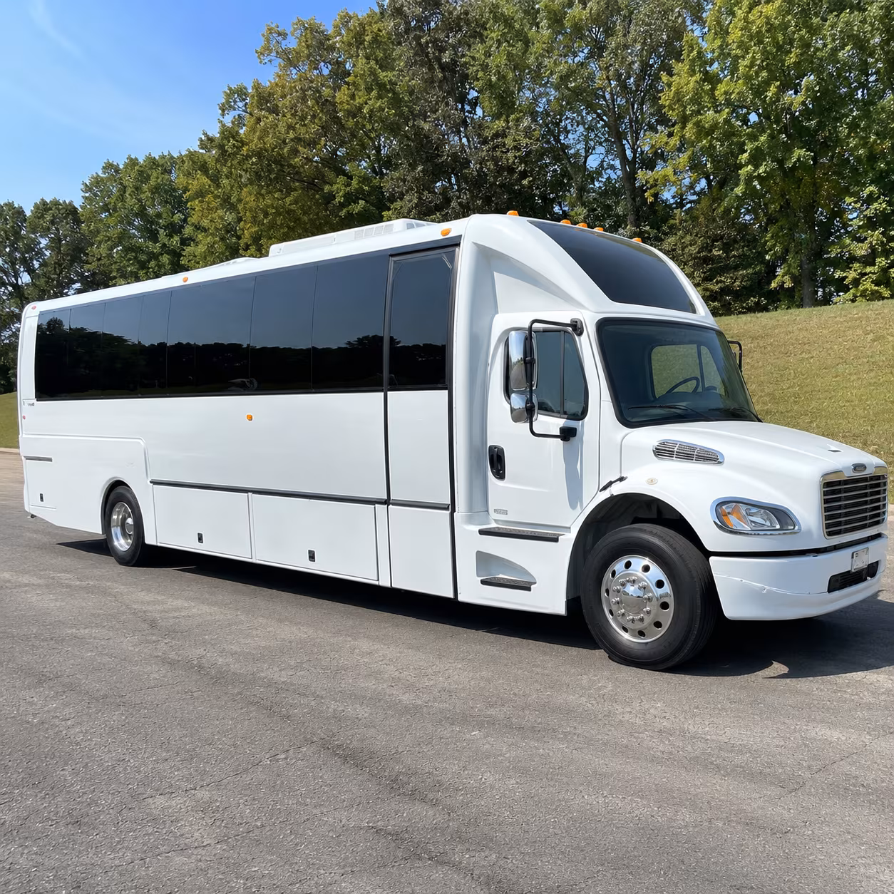 Detroit Concert & Music Festival Transportation party bus exterior