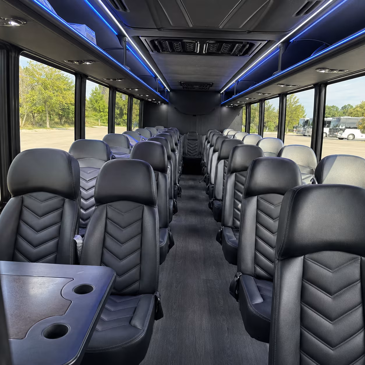 Detroit Corporate Transportation party bus exterior