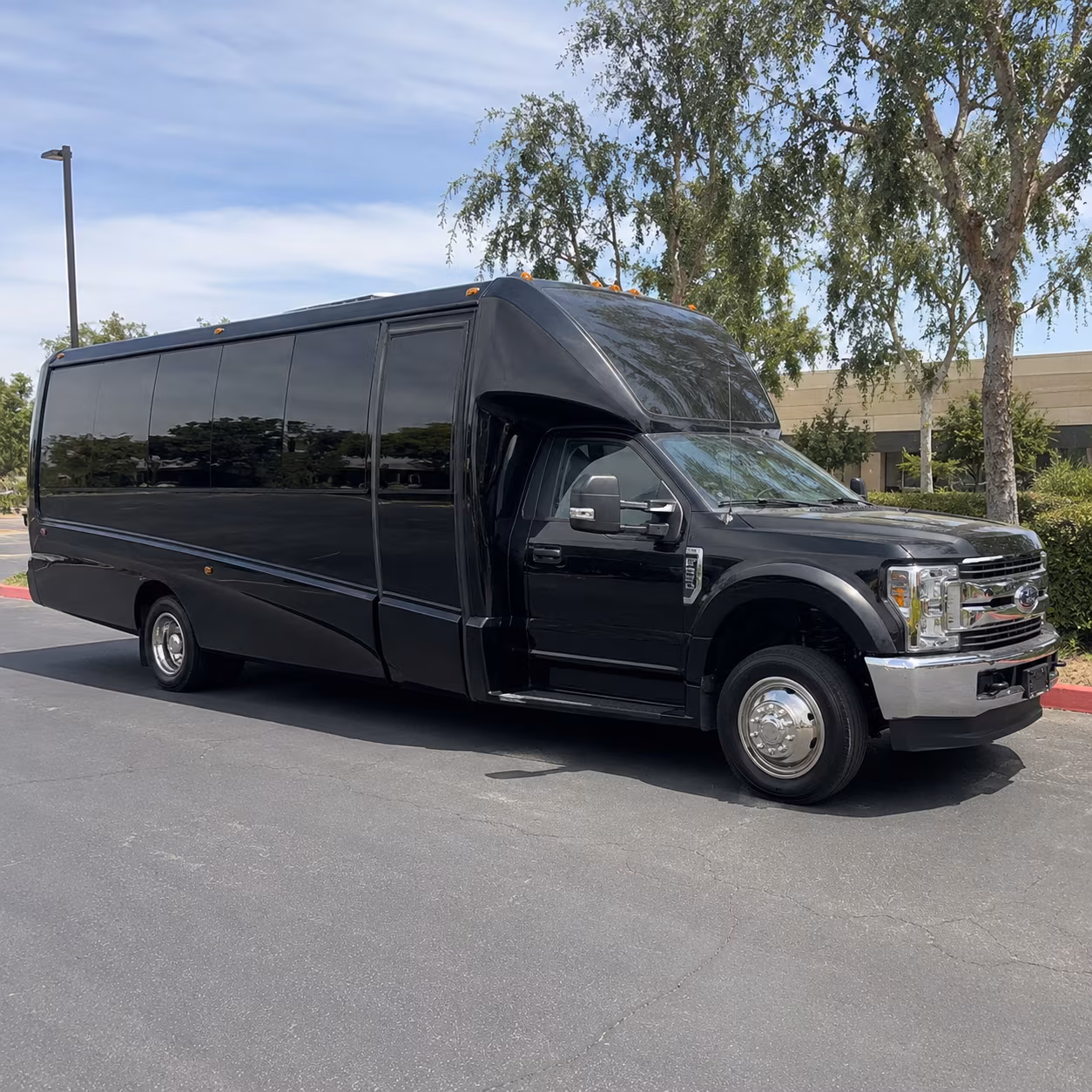 Detroit Private Event Transportation party bus exterior