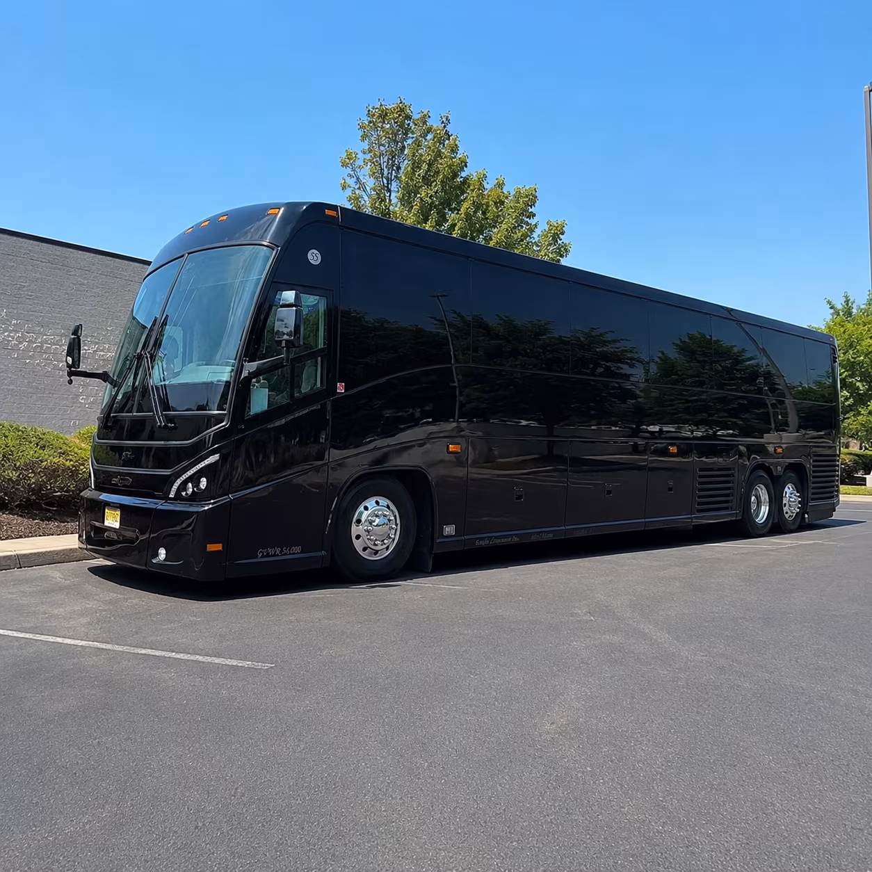 Detroit School Event Transportation party bus exterior