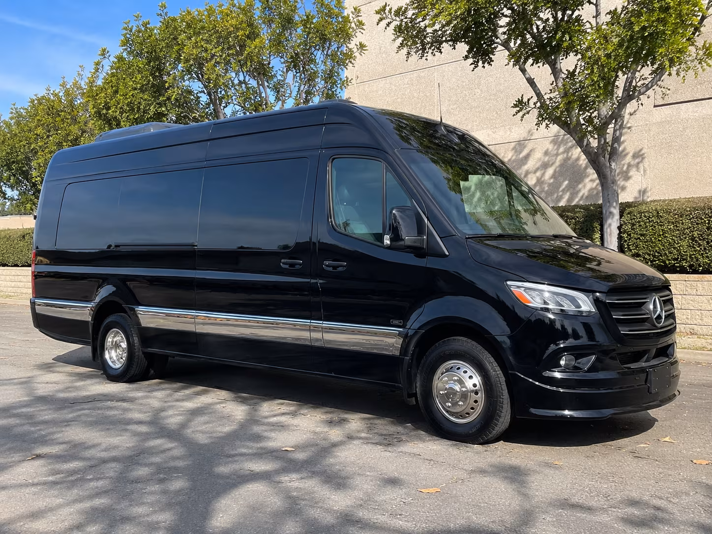Detroit School Event Transportation party bus exterior