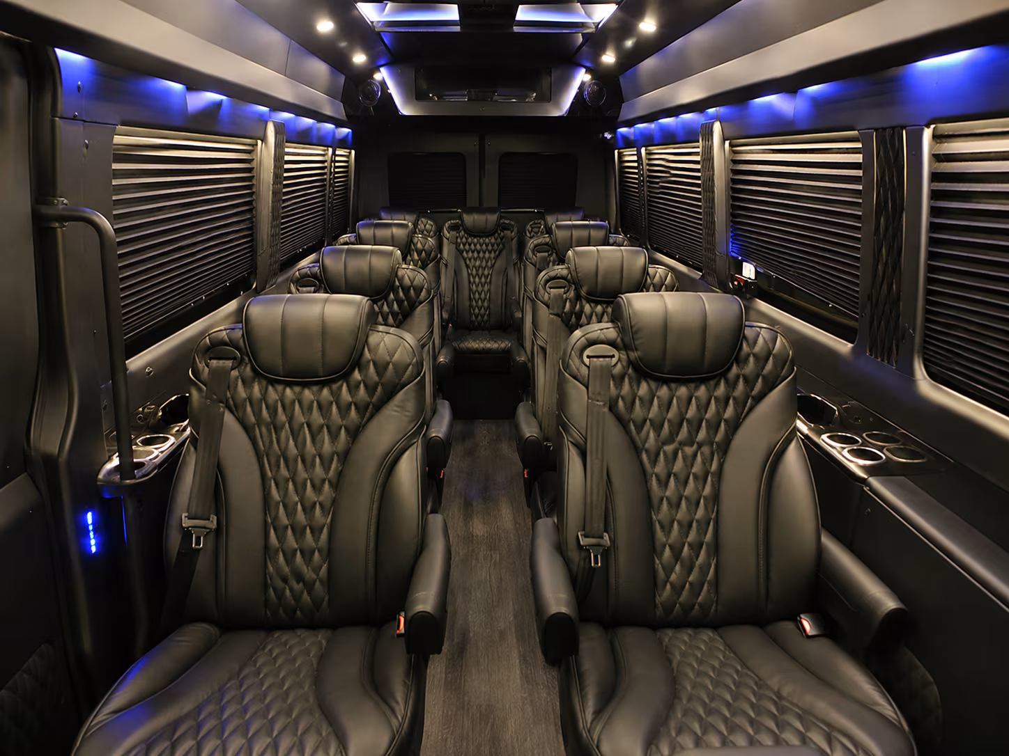 Detroit School Event Transportation party bus exterior