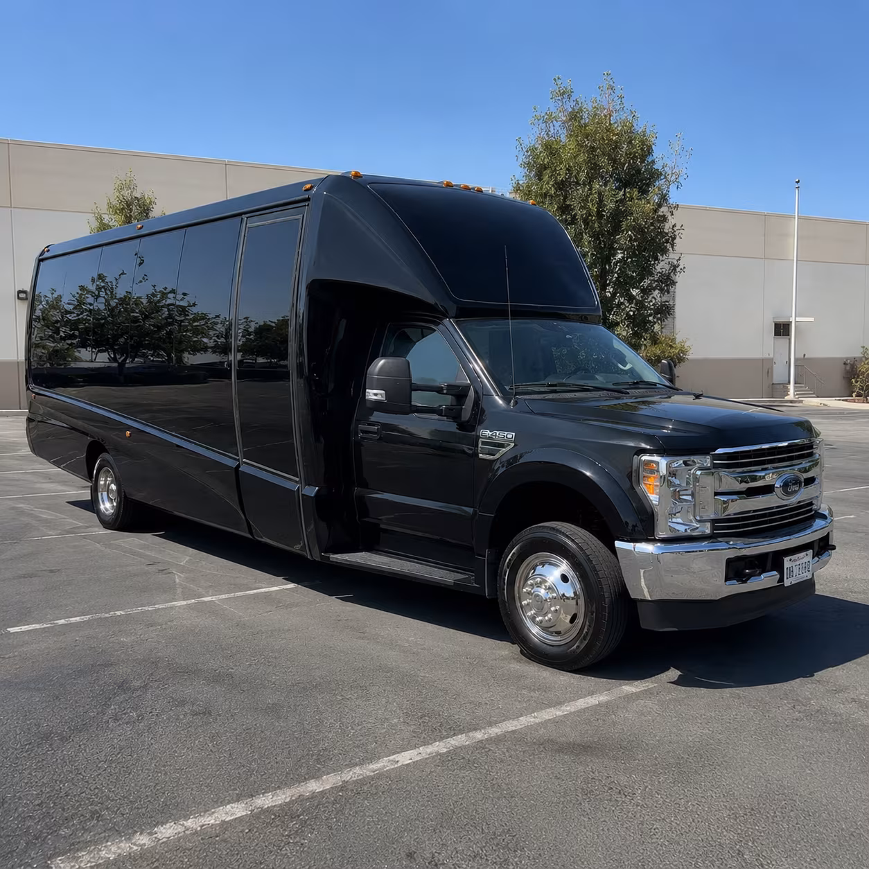 Detroit Sporting Event Transportation party bus interior