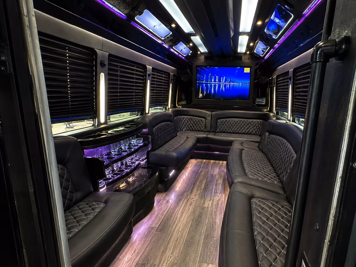Detroit Winery Tour & Pub Crawl Transportation party bus exterior