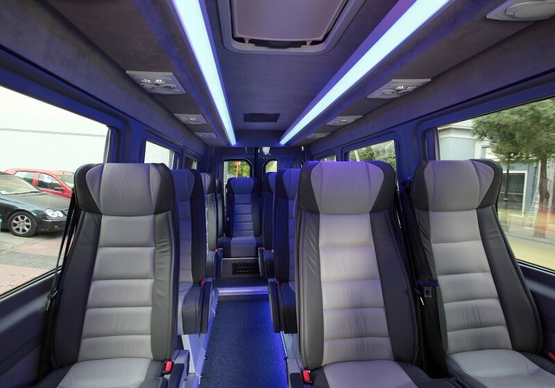 Troy 18 Passenger Van/Minibus Interior