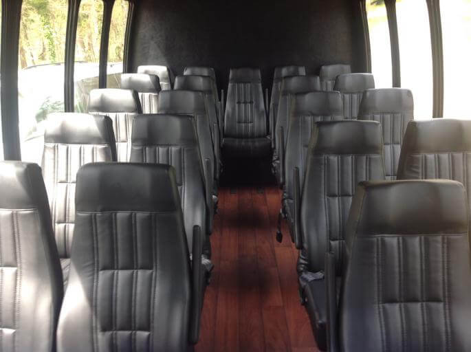 Shelby 30 Passenger Shuttle Bus Interior