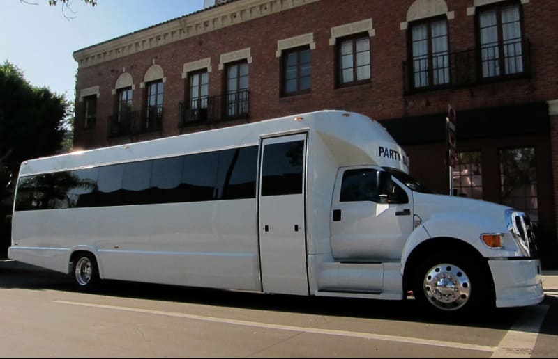 Farmington Hills 30 Passenger Party Bus White
